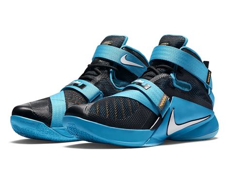 Lebron 13 Shares Its Blue Lagoon Style With The Nike Soldier Ix Nike