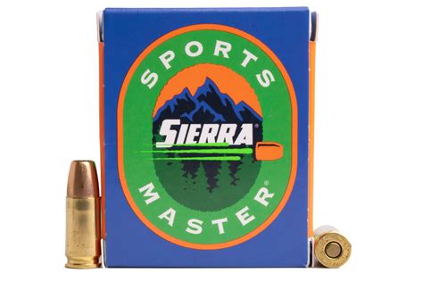 Sierra Bullets A81100119 9mm 115 Grain JHP Sports Master 20 Box