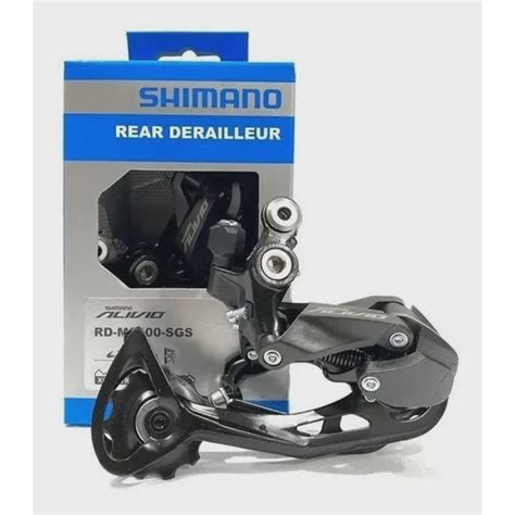 Câmbio traseiro shimano alivio RD M3100 SGS 9 velocidades Submarino