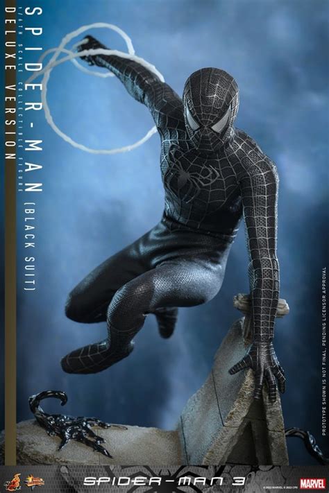 Hot Toys Unveils Tobey Maguire Black Suit Spider Man 3 Sixth Scale Figure