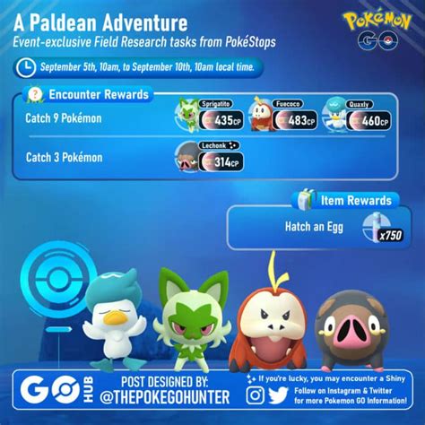 A Paldean Adventure Pokémon GO Event Guide Pokémon GO Hub