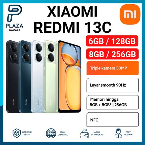 Jual Xiaomi Redmi 13c Nfc 6128gb 8256gb Ram 6gb 8gb Rom 128gb 256gb Helio G85 50mp 5000mah 18w