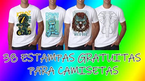 38 Estampas Gratuitas Para Camisetas Arquivo Atual YouTube