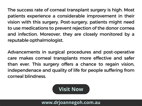 PPT - Corneal Transplant Surgery A Vision Restoration Procedure ...