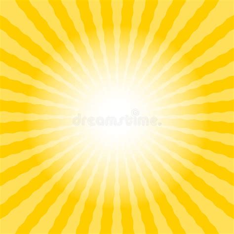 O Sol Abstrato Irradia O Fundo Amarelo E Alaranjado Ondulado Ilustra O