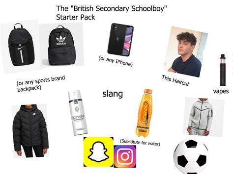 British Secondary Schoolboy Starter Pack Rstarterpacks