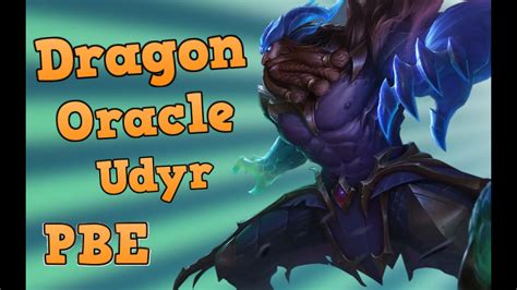 Lol Dragon Oracle Udyr Skin Gameplay League Of Legends Youtube