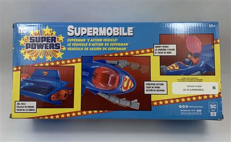 DC Super Powers Supermobile Superman S Action Vehicle McFarlane Toys