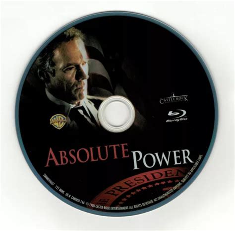 Absolute Power Disco Blu Ray Clint Eastwood Gene Hackman Ed