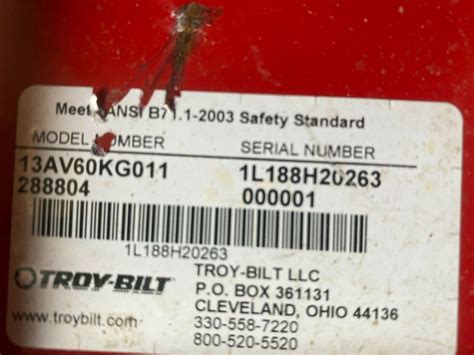 Mtd Troy Bilt Bronco 13av60kg011 Deck Lift Handle 747 04447 Ebay