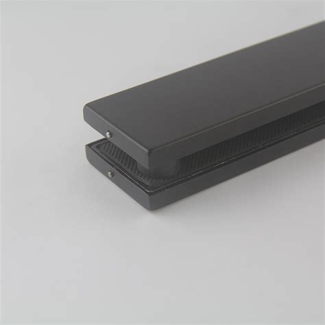 Black Top Patch Fitting Clamp Frameless Glass Door Patch Fitting Price For Glass Door Buy Top