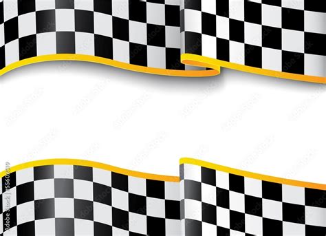 Race Background Checkered Black And White Stock Vector Adobe Stock