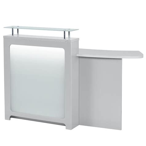 Led lighted reception desk, contemporary reception desk