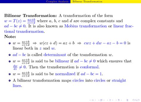 SOLUTION: Bilinear transformation - Studypool