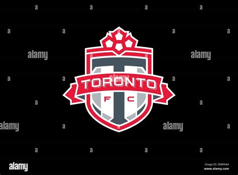 Toronto Fc Logo Black Background Stock Photo Alamy