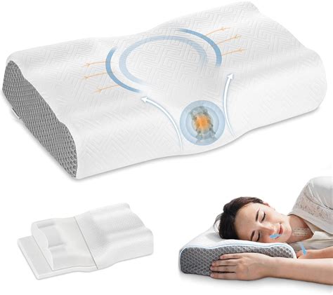 Elviros Orthopädisches Kissen Memory Foam Kissen Zervikale