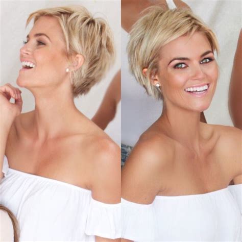 Blonde Pixie Krissafowles Short Hair Cuts Edgy Pixie Hairstyles