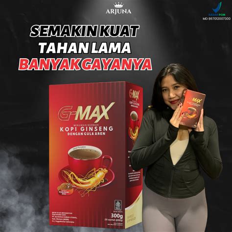 Jual Kopi G Max Minuman Penambah Stamina Pria Dewasa Original Kuat