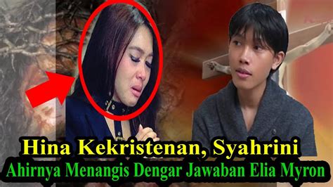 Akibat Hinaan Syahrini Kekristenan Jawaban Elia Myron Tiba Membuat