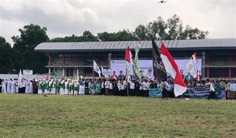 Belasan Ribu Santri Hadiri Peringati Hsn Tingkat Kota Tasikmalaya