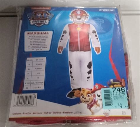 Paw Patrol Kostüm Marshall Kinder Faschingskostüm