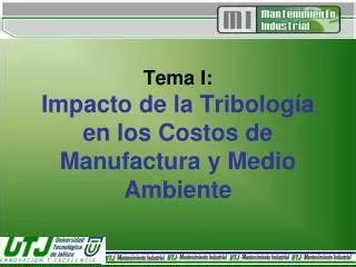 PPT IMPACTO DE LAS OPERACIONES DE MANUFACTURA EN EL DISEÑO DEL