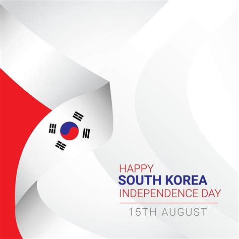 South Korea flag banner template 3041781 Vector Art at Vecteezy