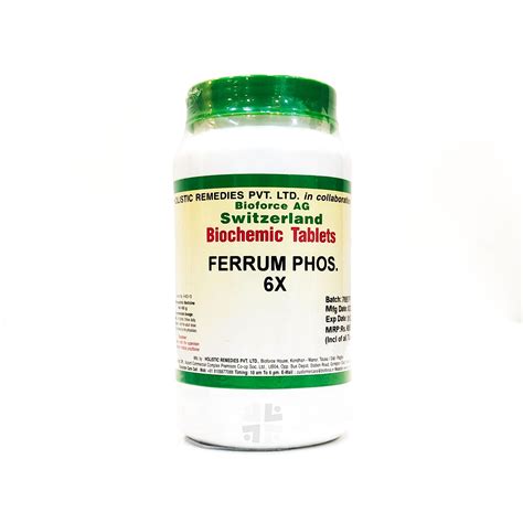 Bioforce Ferrum Phos 6X Tablets 450gm