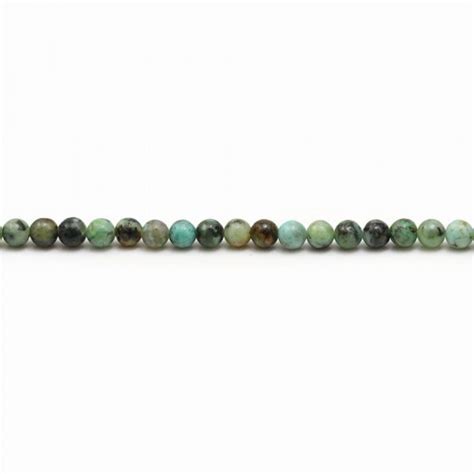 African Turquoise Natural Stone Bead France Perles World Of Pearls