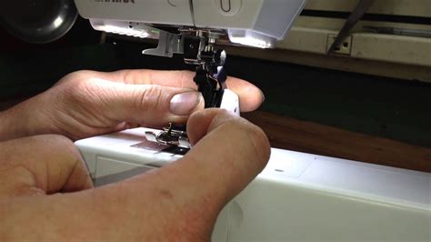 How To Put On A Bernina Walking Foot Youtube