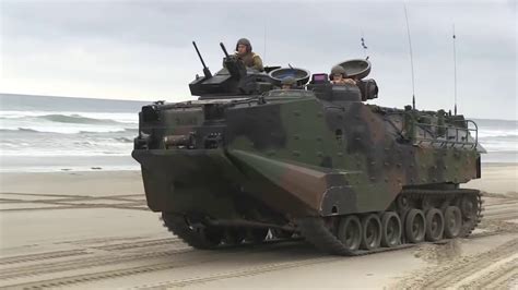 Assault Amphibious Vehicle A S With U S Marines Youtube