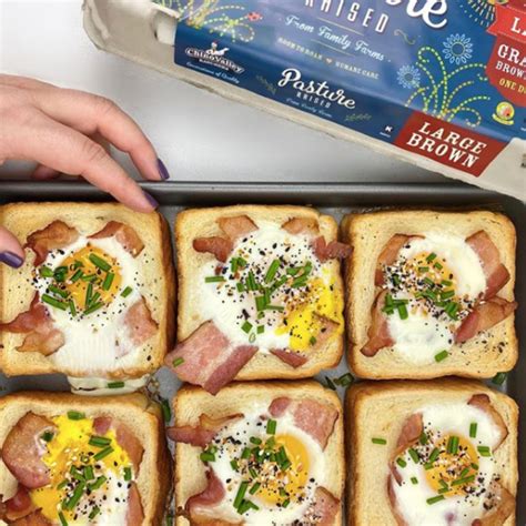 Chino Valley Ranchers Pasture Raised Eggs Featured In Eggs In A Hole Recipe