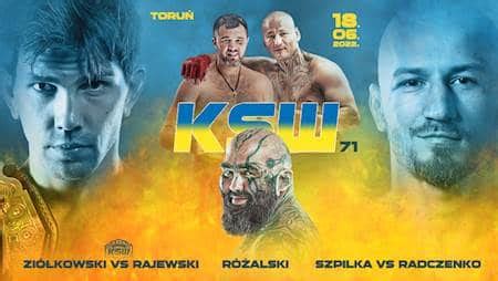 KSW 71 karta walk kiedy gdzie najbliższa gala Ziółkowski vs Rajewski