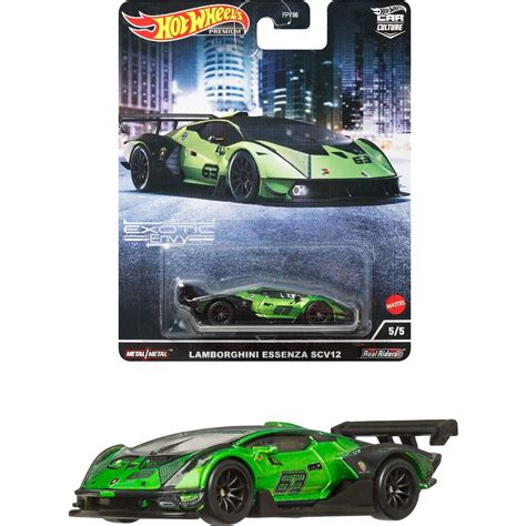 Premium Rubber Wheel Hot Wheels 1 64 Model Car Culture Exotic Envy