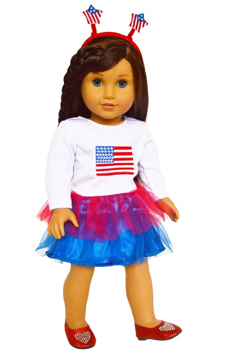 18 Inch Doll Clothes- All American Patriotic Outfit Fits American Girl ...