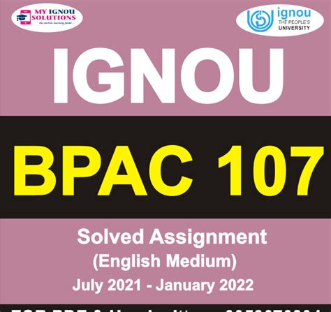 Bpac Solved Assignment