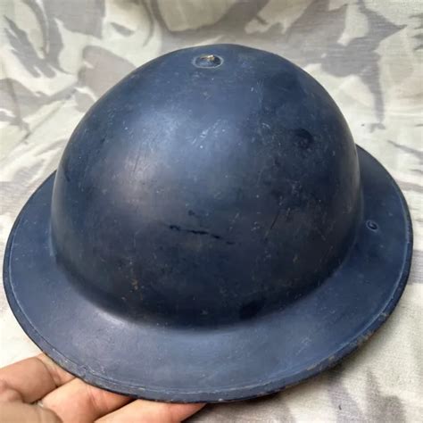 Ww2 British Army Mk2 Style Belgian Brodie Helmet And Liner Ideal For