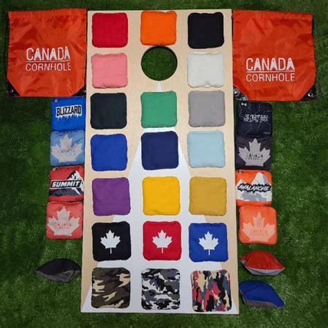 8 All Weather Cornhole Bags w/ Tote Bag | Canada Cornhole