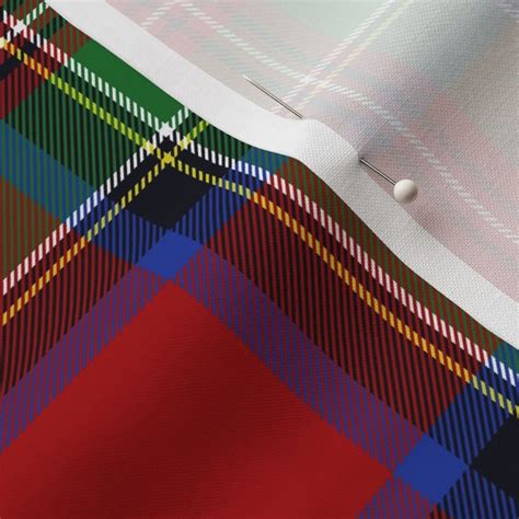 Royal Stewart / Stuart tartan, 7" Fabric | Spoonflower