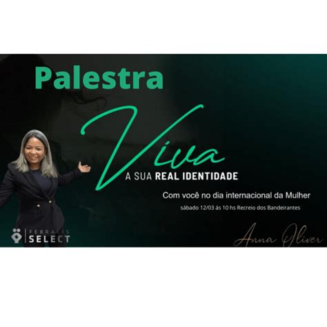 Palestra Especial Viva A Sua Real Identidade Em Rio De Janeiro Sympla