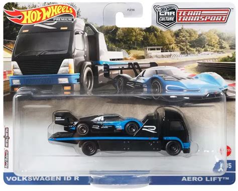 Set Masinute Hot Wheels Car Culture Team Transport Aero Lift Negru Cu