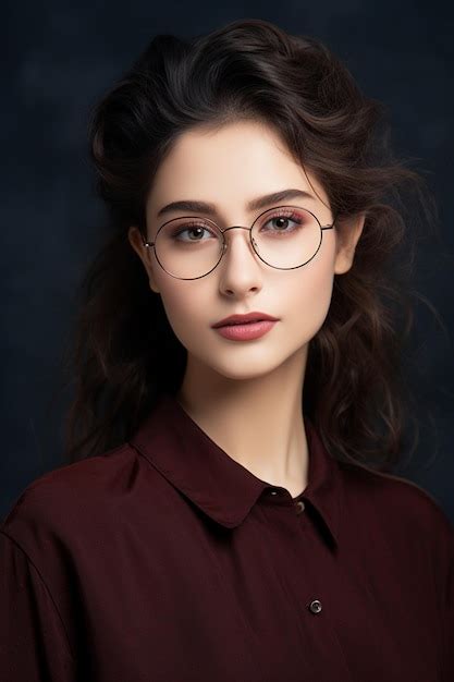 Pair Of Black And Brown Eyeglasses Premium Ai Generated Image