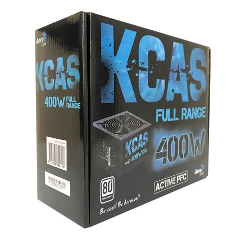 Fonte Gamer Aerocool KCAS 400W 80 Plus White Full Range PFC Ativo eFácil