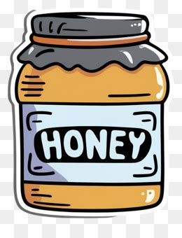 Free download cartoon drawing bottle of honey honey label glass bottle . - CleanPNG / KissPNG