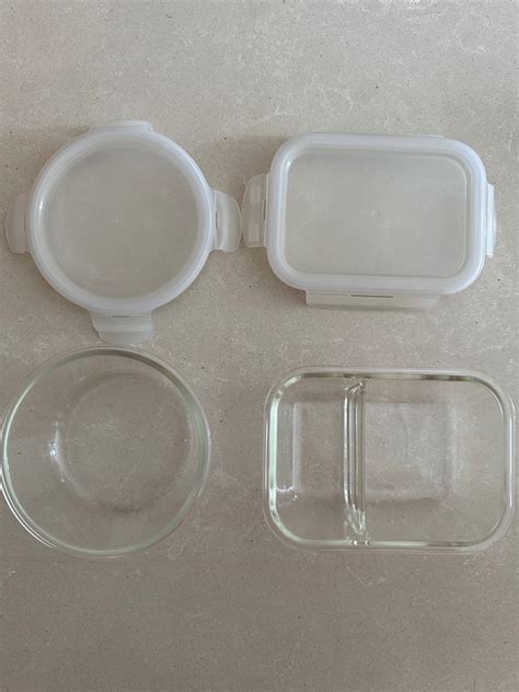 Lock Lock Glass Food Container Furniture Home Living Kitchenware