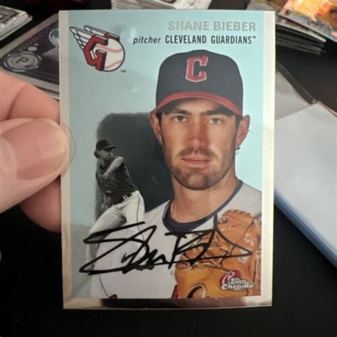 2023 Topps Chrome Platinum Shane Bieber 274 Refractor EBay