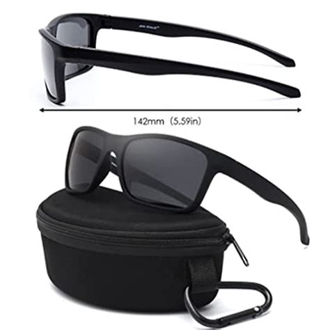 Jim Halo Polarized Sports Sunglasses Mirror Wrap Around Driving Fishing