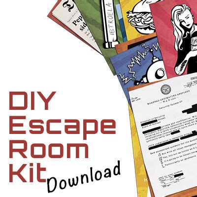 DIY Home Escape Room - Download & Print The Kit!