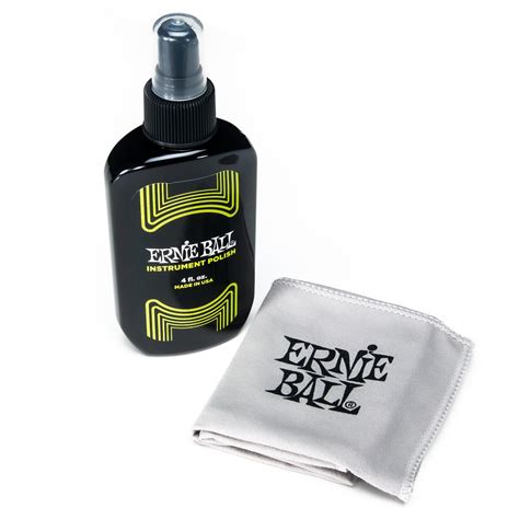 Ernie Ball Guitar Polish With Polishing Cloth Kraft Music