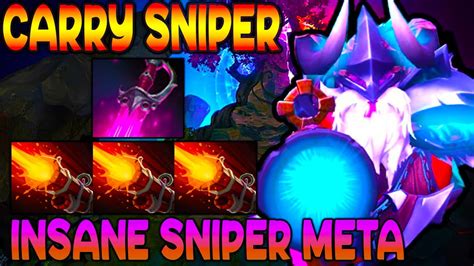 Insane Sniper Meta Intense Carry Fail Midlane Dota Gameplay